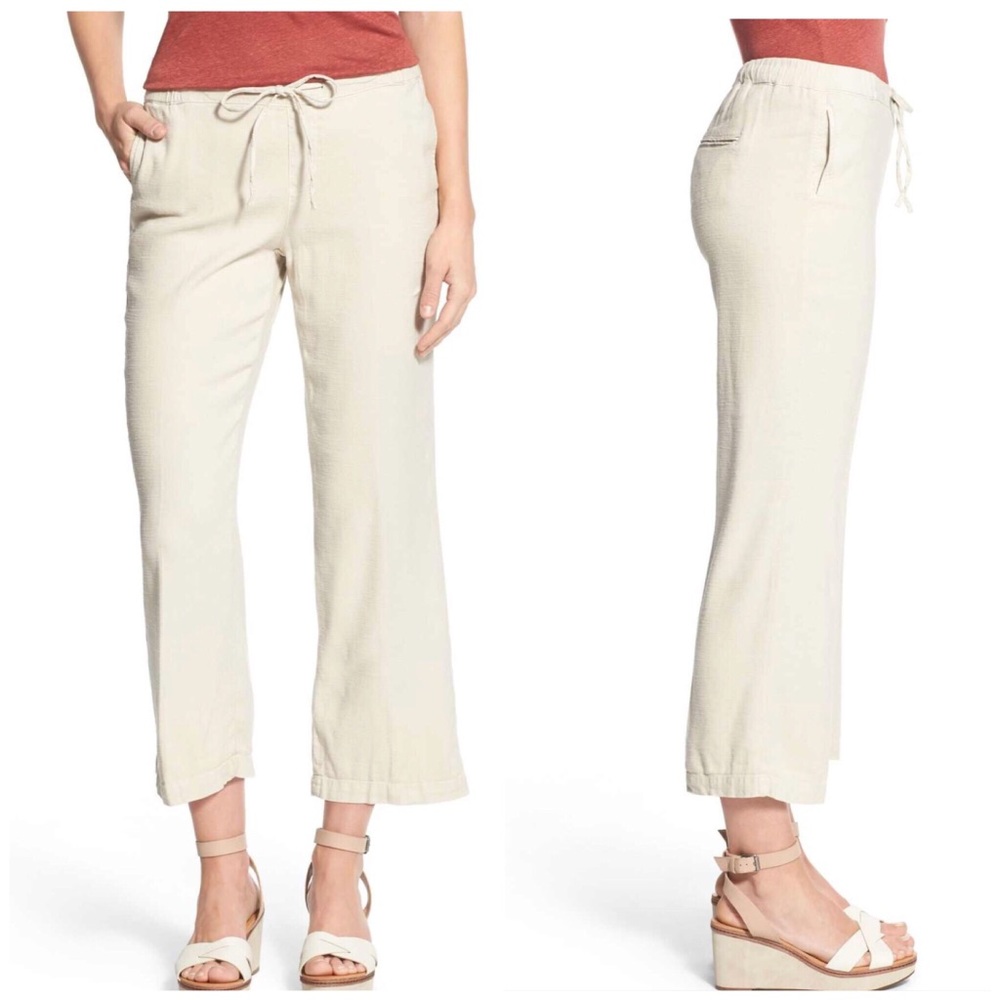 NYDJ Jamie Relax Ankle Linen Pants Woman Size 2 New
